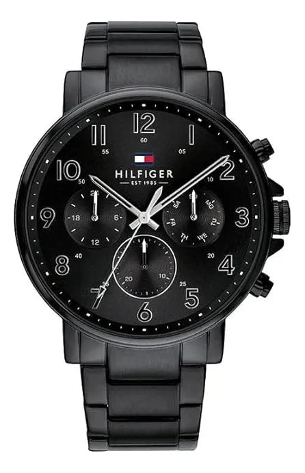 Relógio Tommy Hilfiger Homem Preto Aço Inoxidável